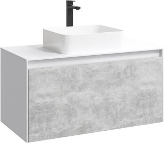 Корпус тумбы под раковину Aqwella Mobi 100 MOB0110W